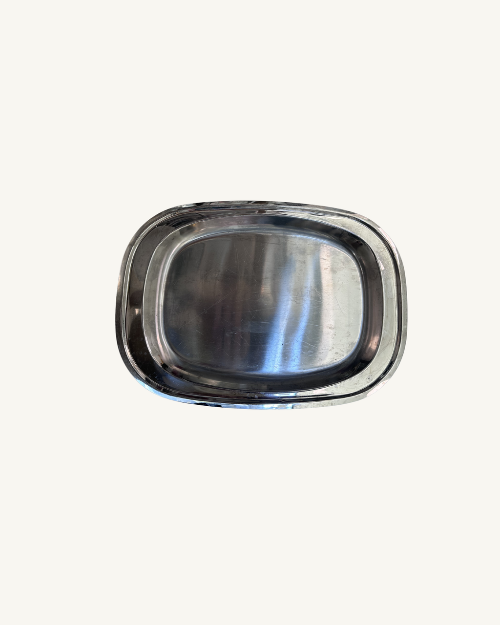 Oval Stainless Steel Tray