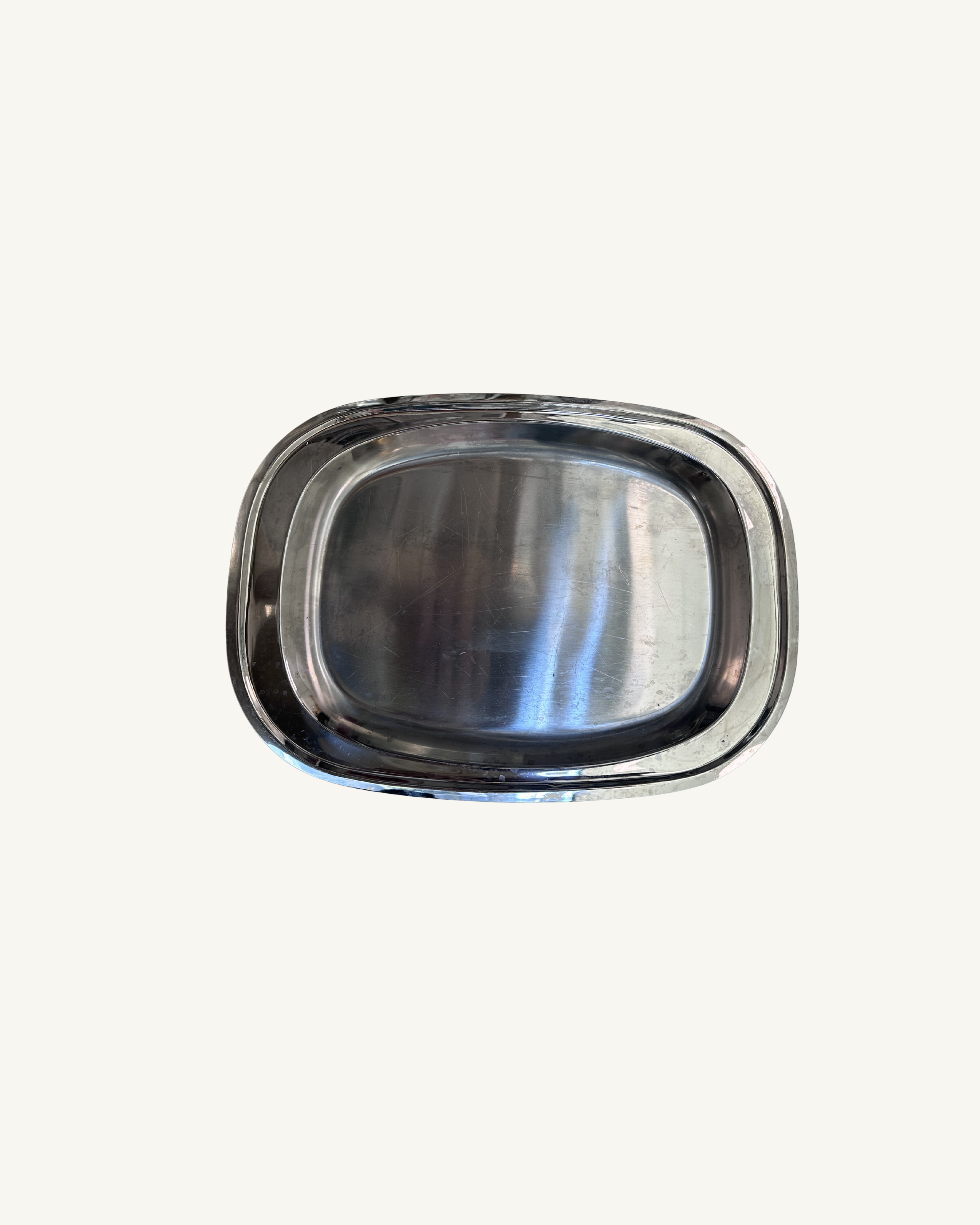 Oval Stainless Steel Tray