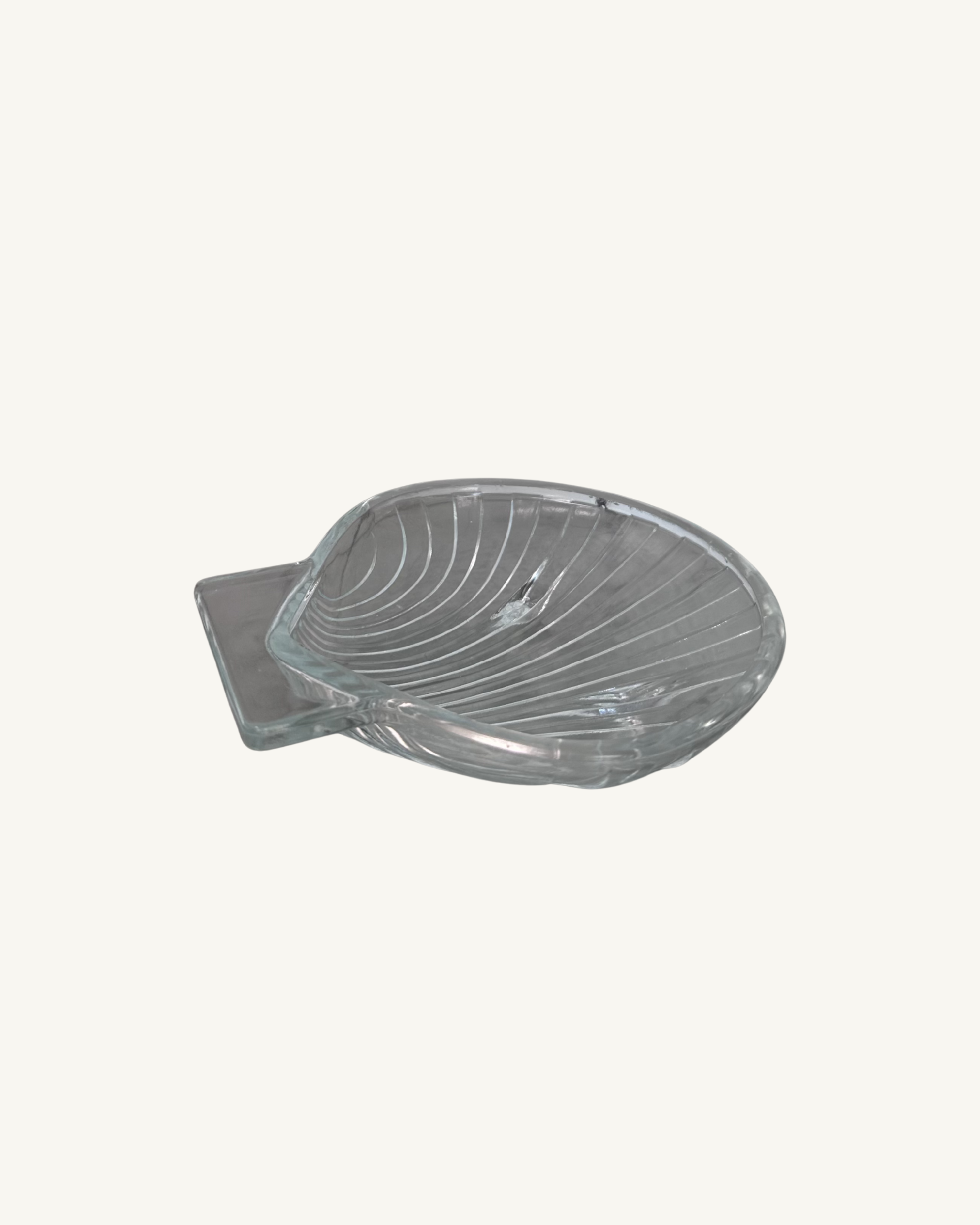 Shell-shaped Glass Dish