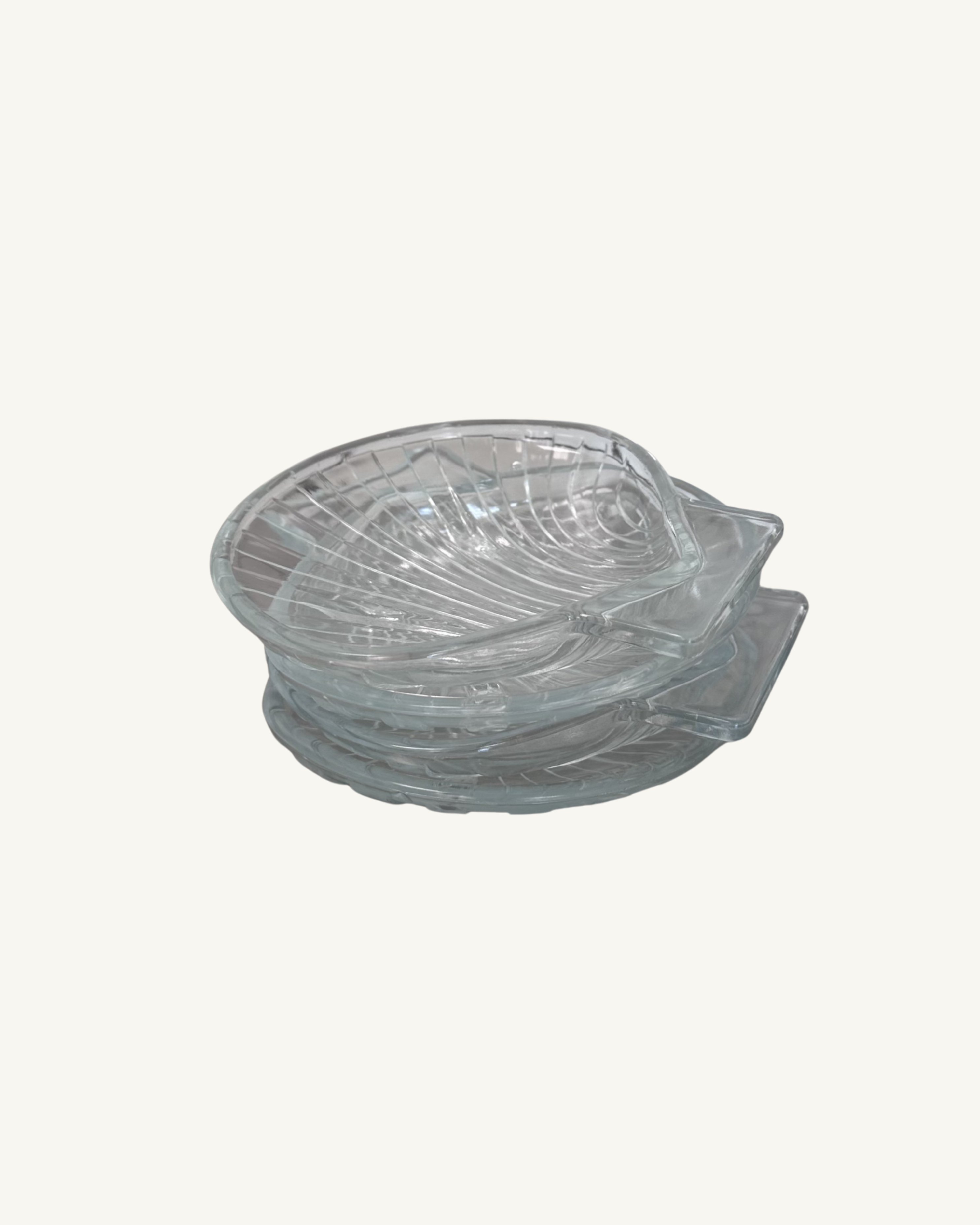 Shell-shaped Glass Dish