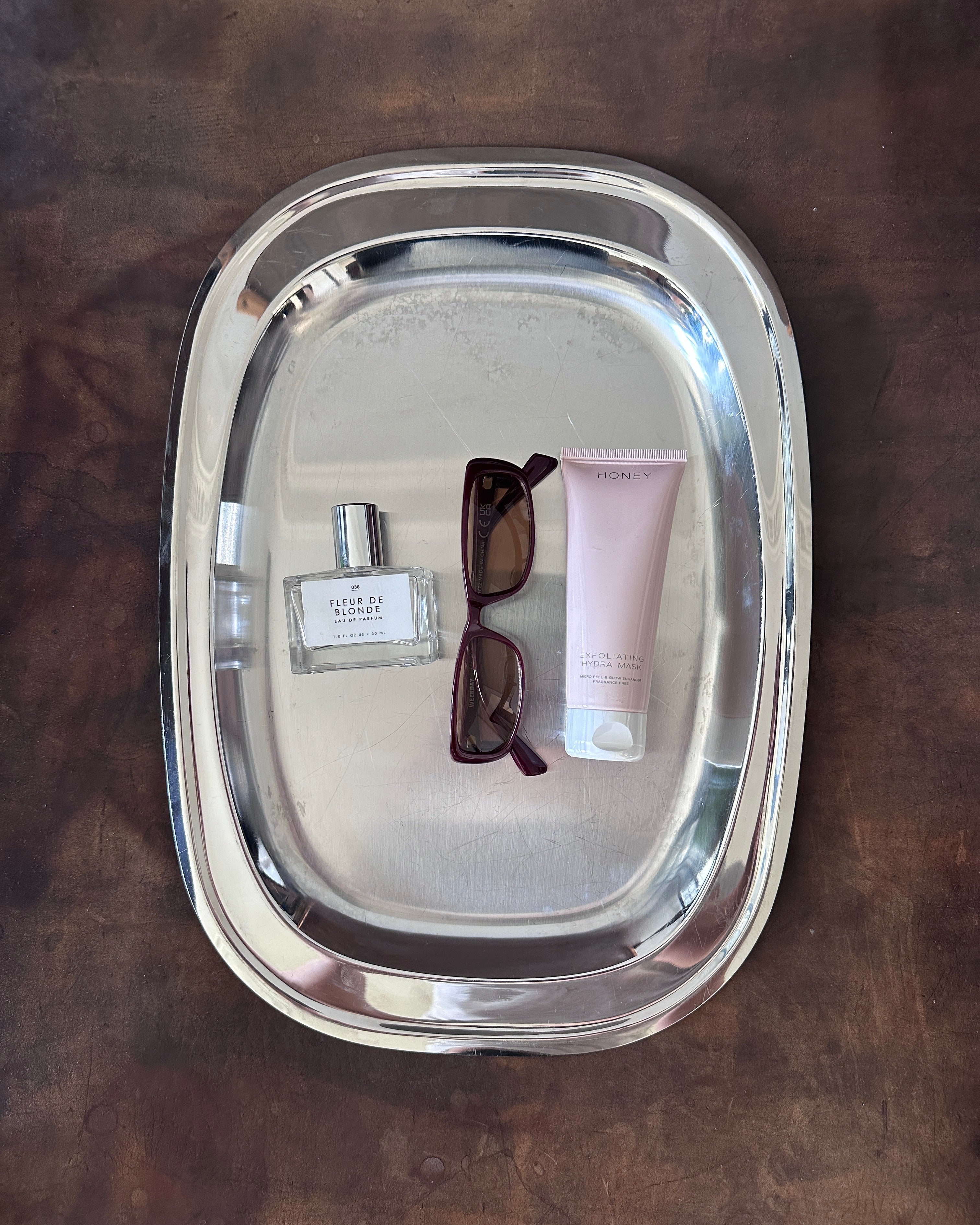 Oval Stainless Steel Tray