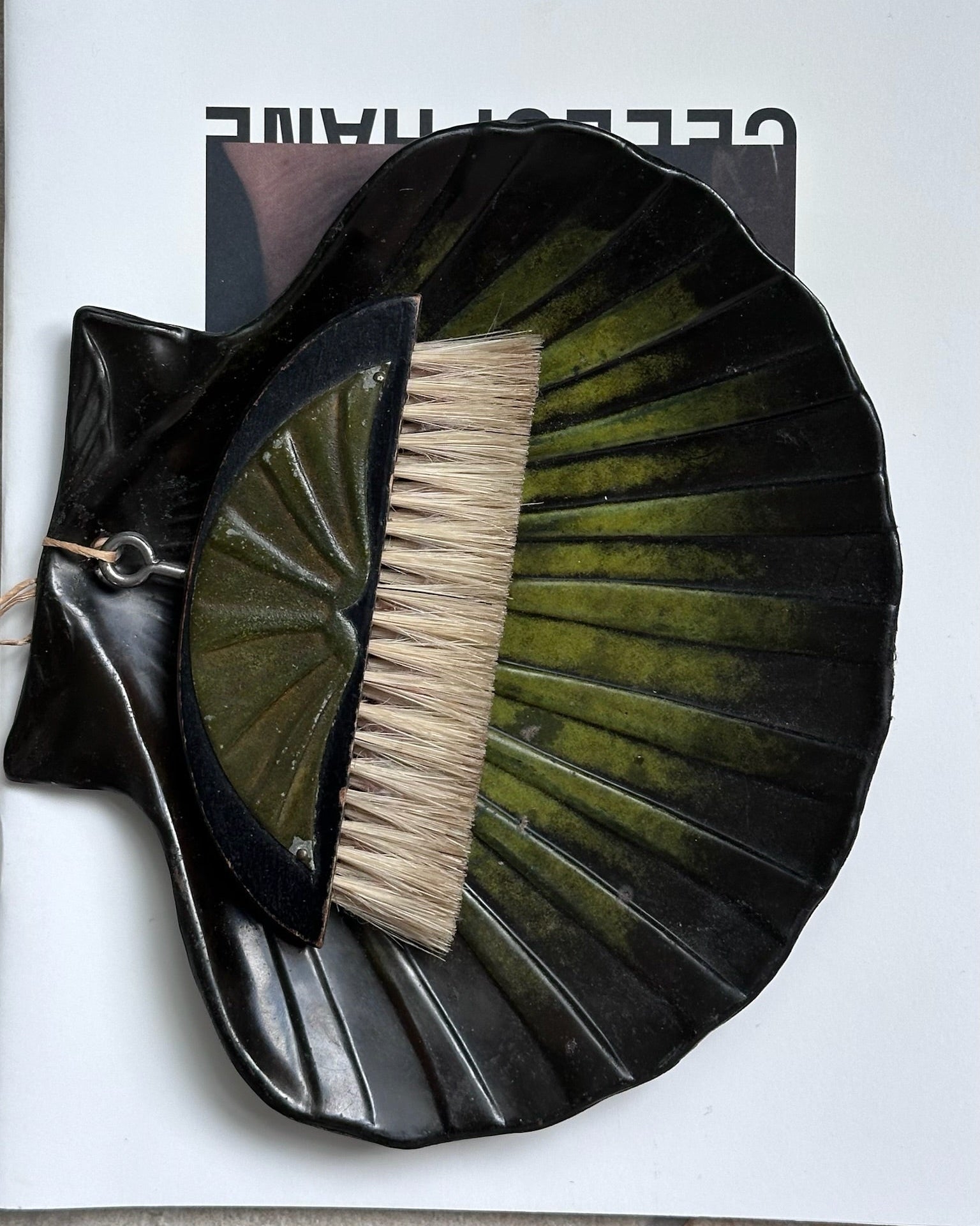 Shell-shaped Dustpan and Brush